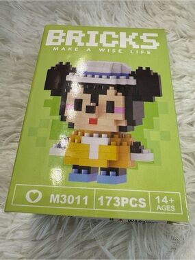 Mickey Mouse bricks Building blocks Set - 173 pieces Yellow/Black